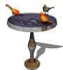 Webbs Forest Furniture small bird bath