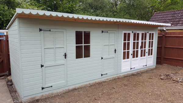 Bespoke custom shed